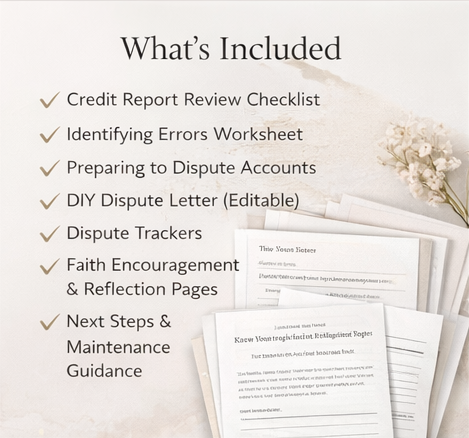 DIY Credit Repair Kit – Standard Digital PDF (Instant Download)