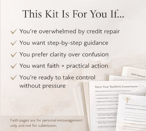 DIY Credit Repair Kit – Standard Digital PDF (Instant Download)
