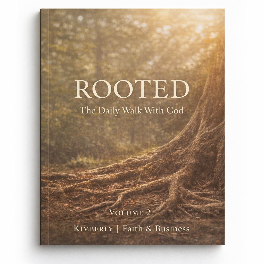 Rooted: The Daily Walk With God (Volume 2) Christian discipleship devotional by Kimberly | Faith & Business